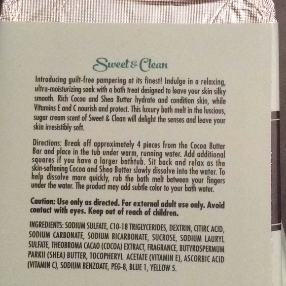 3/$15 Luxury Cocoa butter bath melts 20 pieces NEW - Picture 5 of 7